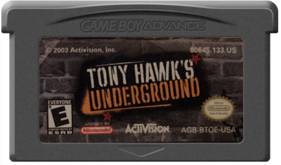 Tony Hawk's Underground - Cart - Front Image