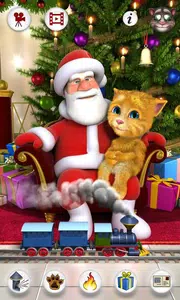 Talking Santa meets Ginger