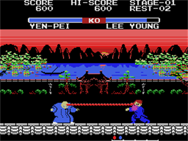 Yie Ar Kung-Fu 2 - Screenshot - Gameplay Image