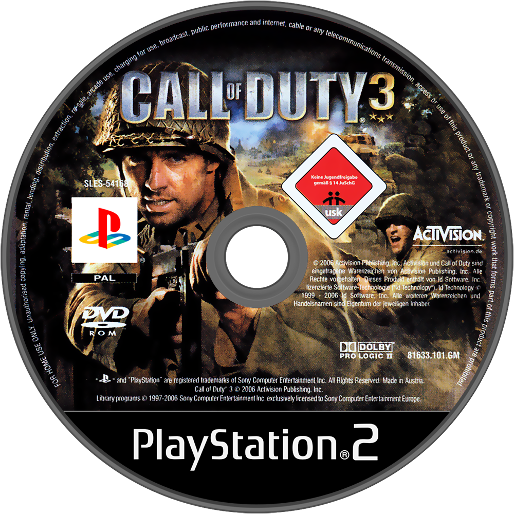 Call of duty 3 трофеи ps3