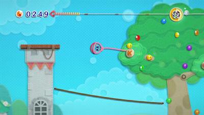 Kirby's Epic Yarn - Screenshot - Gameplay Image