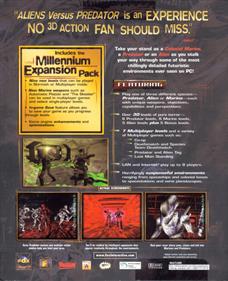 Aliens versus Predator: Gold Edition - Box - Back Image