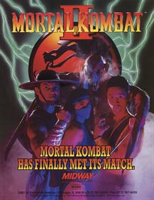 Mortal Kombat II - Advertisement Flyer - Front Image