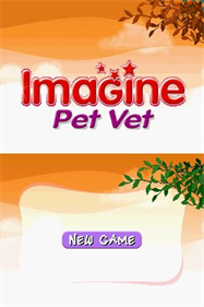 Imagine: Animal Doctor - Screenshot - Game Title Image