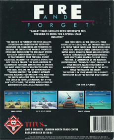 Fire and Forget - Box - Back Image
