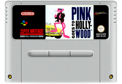Pink Goes to Hollywood - Fanart - Cart - Front Image