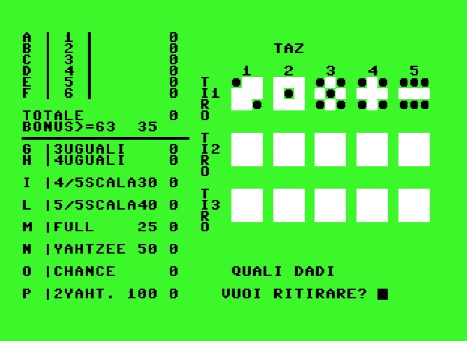 Yahtzee (Gruppo Editoriale Jackson)