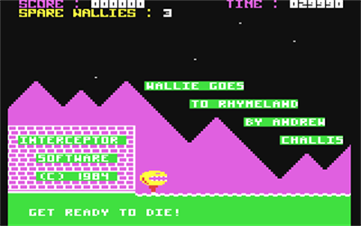 Wallie Goes to Rhymeland - Screenshot - Game Title Image