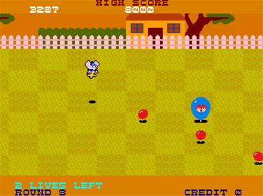 Arcade Archives HOPPING MAPPY - Screenshot - Gameplay Image