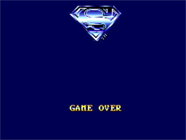 Superman: The Man of Steel - Screenshot - Game Over Image