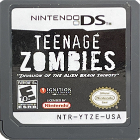 Teenage Zombies: Invasion of the Alien Brain Thingys! - Cart - Front Image