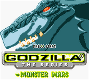Godzilla: The Series: Monster Wars - Screenshot - Game Title Image