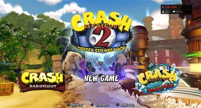 Crash Bandicoot N. Sane Trilogy - Screenshot - Game Select Image