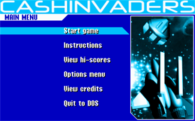 Cash Invaders - Screenshot - Game Select Image