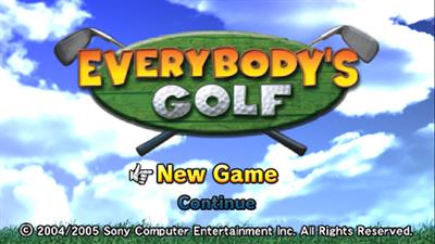 Hot Shots Golf: Open Tee - Screenshot - Game Select Image