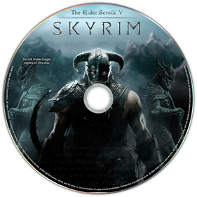 The Elder Scrolls V: Skyrim - Fanart - Disc Image
