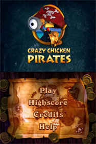 Crazy Chicken: Pirates - Screenshot - Game Title Image