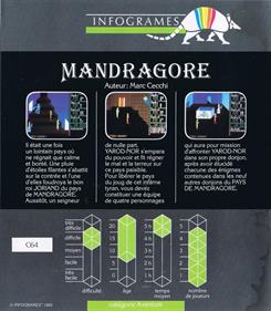 Mandragore - Box - Back Image
