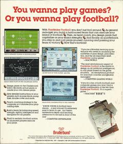 PlayMaker Football - Box - Back
