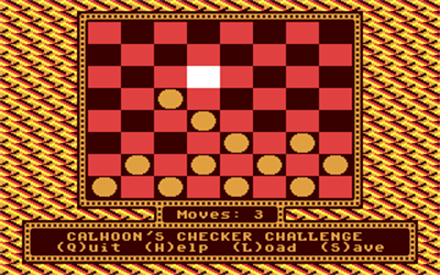 Calhoon's Checker Challenge - Screenshot - Gameplay Image