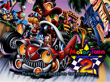 Motor Toon Grand Prix - Screenshot - Game Title Image