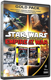 Star Wars: Empire at War: Gold Pack - Box - 3D Image