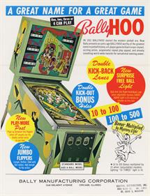 Bally Hoo - Advertisement Flyer - Front Image