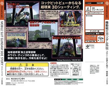 Gundam Side Story 0079: Rise From the Ashes - Box - Back Image