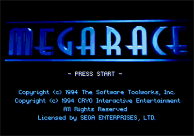 MegaRace - Screenshot - Game Title Image