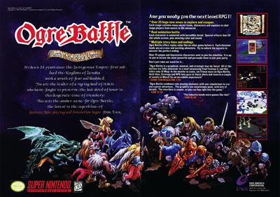 Ogre Battle: The March of the Black Queen - Advertisement Flyer - Front Image