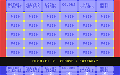 Jeopardy! New Sports Edition - Screenshot - Gameplay Image