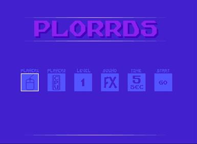 Plorrds - Screenshot - Game Title Image
