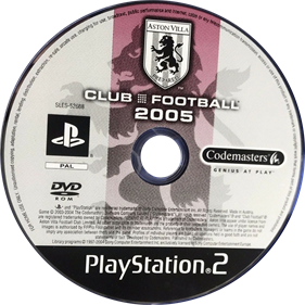 Club Football 2005: Aston Villa FC - Disc Image