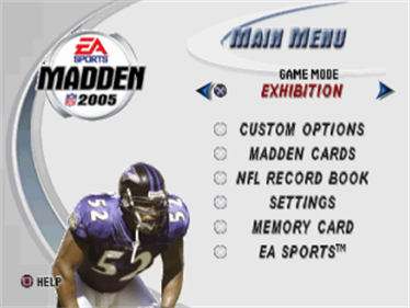 Madden NFL 2005 - Screenshot - Game Select Image