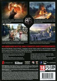 The Witcher: Enhanced Edition - Box - Back Image