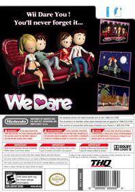 We Dare: Flirty Fun For All - Fanart - Box - Back Image