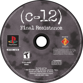 C-12: Final Resistance - Disc Image