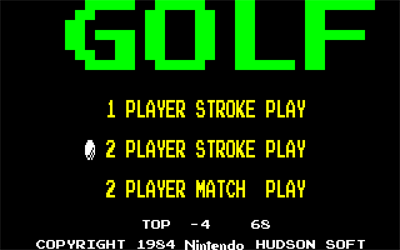 Nintendo no Golf - Screenshot - Game Title Image