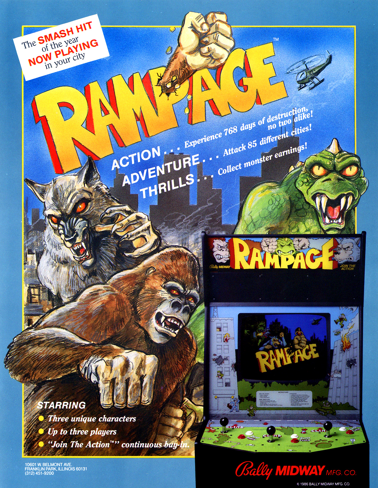 Rampage Details - LaunchBox Games Database