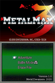 Metal Max 3 - Screenshot - Game Title Image