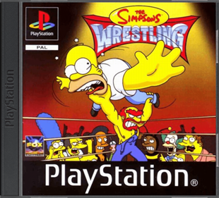 The Simpsons Wrestling - Box - Front - Reconstructed Image