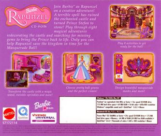 Barbie as Rapunzel: A Creative Adventure - Box - Back Image