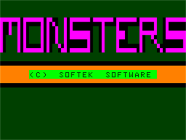 Monsters - Screenshot - Game Title Image