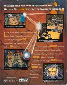 3-D Ultra Pinball: The Lost Continent - Box - Back Image