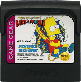 The Simpsons: Bart vs. the World - Cart - Front Image