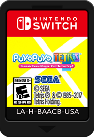 Puyo Puyo Tetris - Cart - Front Image