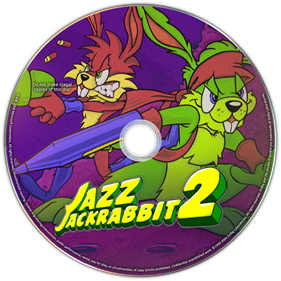 Jazz Jackrabbit 2 - Fanart - Disc Image