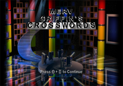 Merv Griffin's Crosswords - Screenshot - Game Title Image