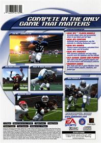Madden NFL 2001 - Box - Back Image