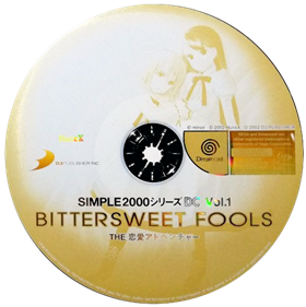 Simple 2000 Series DC Vol.01: Bittersweet Fools: The Renai Adventure - Disc Image
